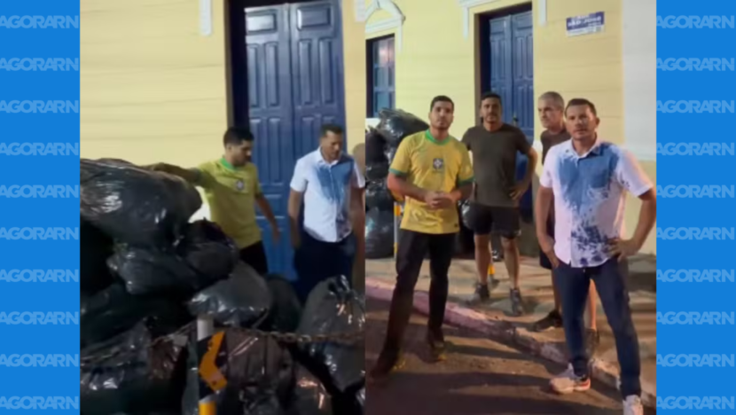 Deputado deixa lixo em frente à prefeitura de fortaleza e é autuado pela gestão municipal | notícias do rio grande do norte ce