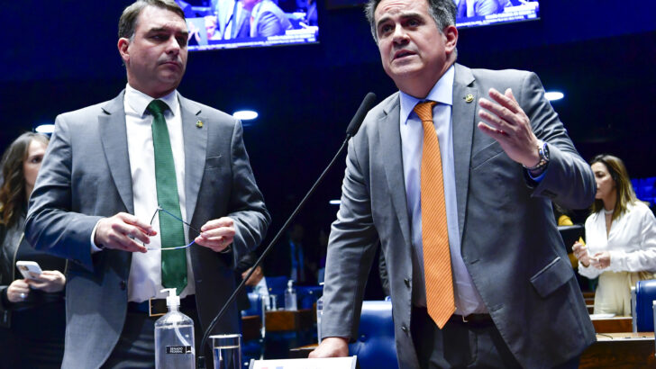Flávio e Ciro foto Waldemir Barreto Senado