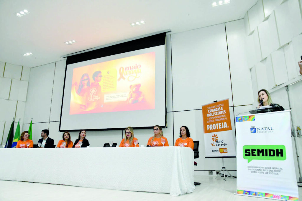 Prefeitura promove programação sobre o “maio laranja” em natal | notícias do rio grande do norte Fórum Maio Laranja Combate à Exploração Crianças e Adolescentes foto Demis Roussos
