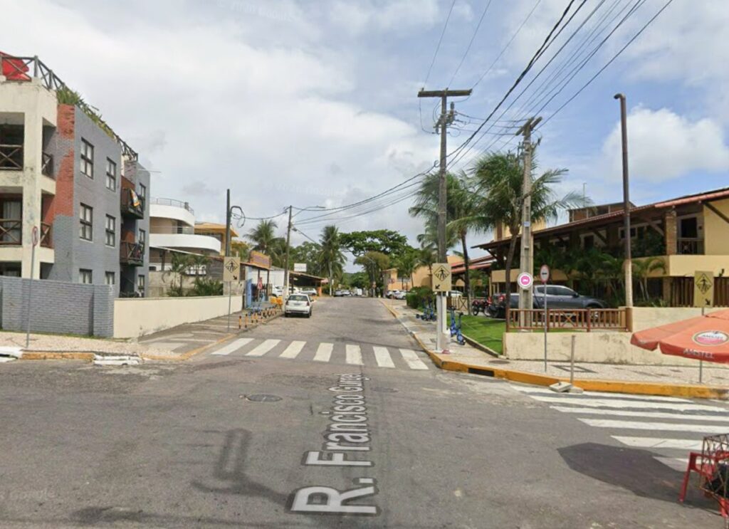 Localização do reservatório da R. Francisco Gurgel