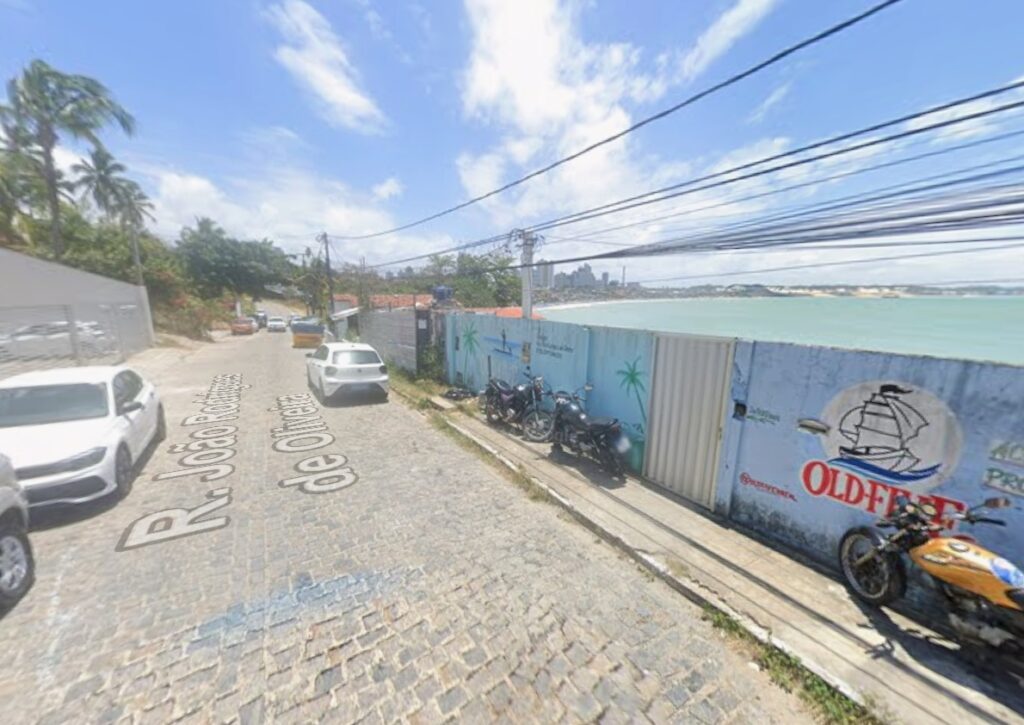 Localização do reservatório da R. João Rodrigues de Oliveira
