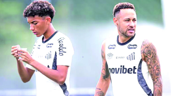 Robinho Jr e Neymar