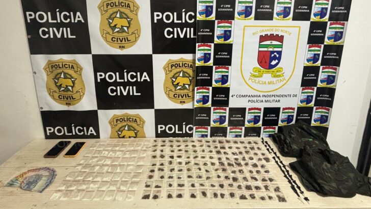 Operação apreende três adolescentes suspeitos de tráfico em Pipa - Foto: Reprodução/Polícia Civil