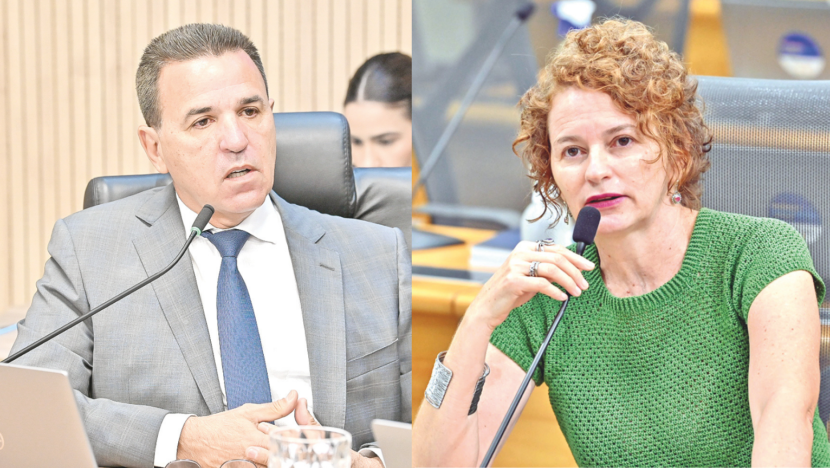 Deputado estadual Luiz Eduardo (PL) e deputada estadual Isolda Dantas (PT) - Foto: João Gilberto / ALRN