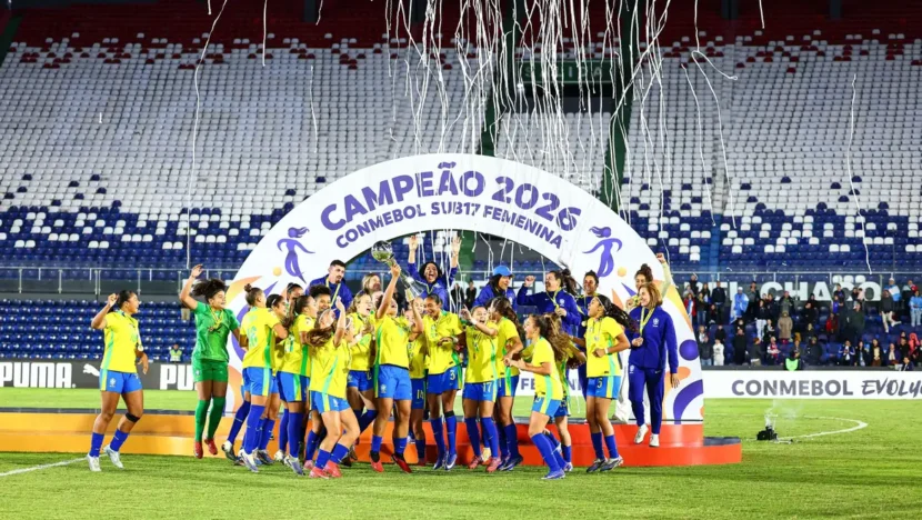 Brasil derrota Argentina e é campeão Sul-Americano Sub-17 feminino - Foto: Staff Images / CBF