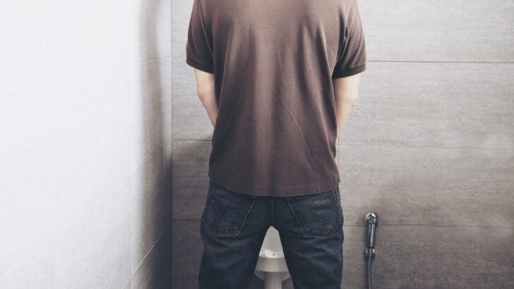 man toilet