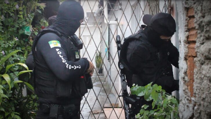 As diligências ocorreram nos bairros Planalto e Nova Descoberta, na capital potiguar, e também no município de Pau dos Ferros, no Alto Oeste potiguar. Foto: Polícia Civil