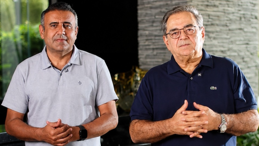 Álvaro Dias e Babá