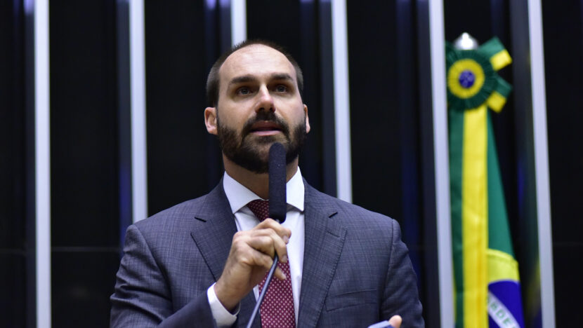 Bolsonaristas criticam condenação de eduardo, e pt reforça defesa da soberania | notícias do rio grande do norte Eduardo Bolsonaro foto Zeca Ribeiro Câmara
