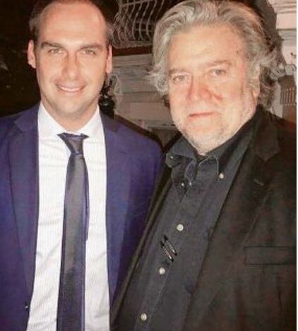 Rede de eduardo abriu portas nos eua | notícias do rio grande do norte Eduardo e Bannon