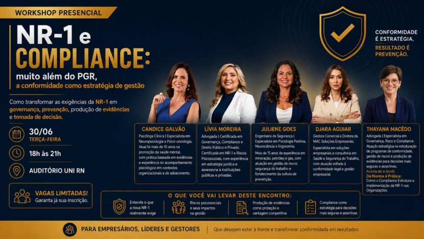 Sua empresa está preparada para a maior mudança trabalhista dos últimos anos? Aprenda tudo sobre nr1 e compliance | notícias do rio grande do norte FOTO 1 PORTAL