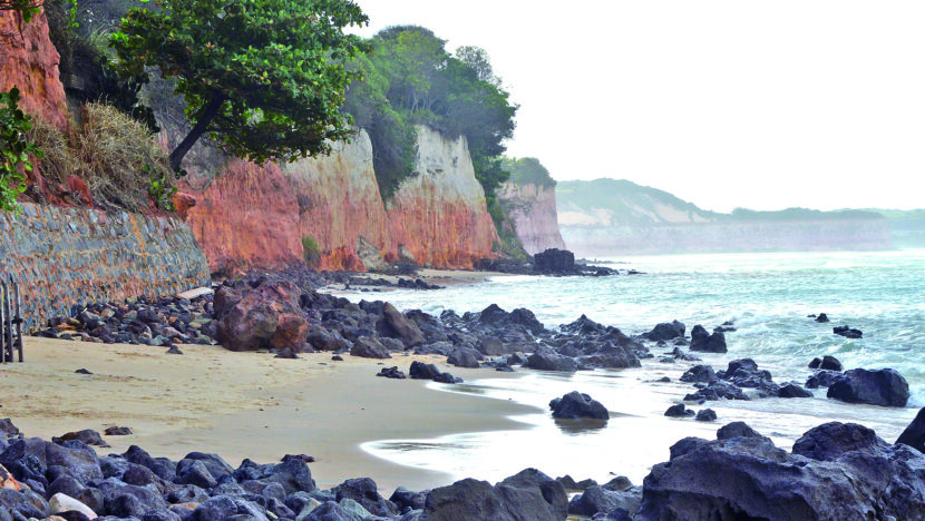 Após chuvas, praia de pipa registra novo caso de deslizamento de falésia | notícias do rio grande do norte Falésia do acidente praia de Pipa (36)