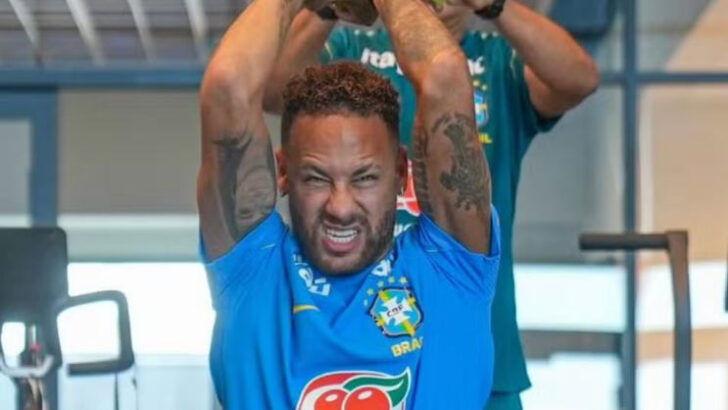 Neymar treino
