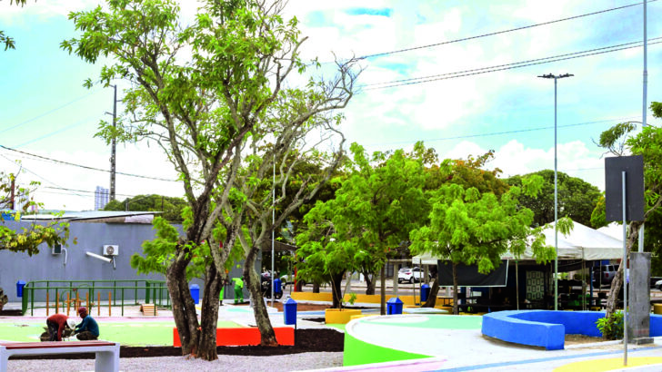 Praça 1 Sousa Silva em Candelária foto Roberto Galhardo