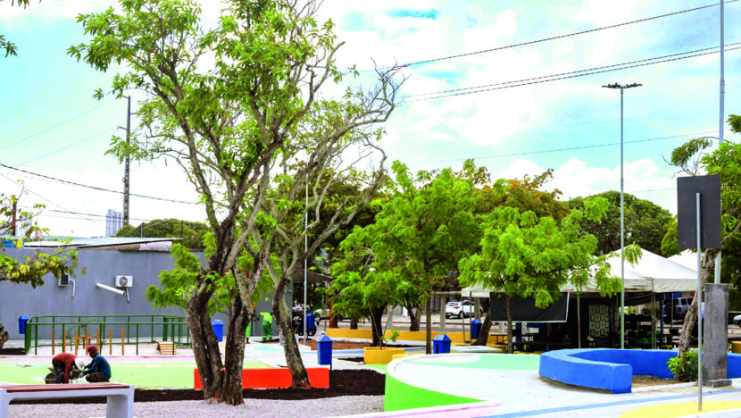 Praça 1 Sousa Silva em Candelária foto Roberto Galhardo