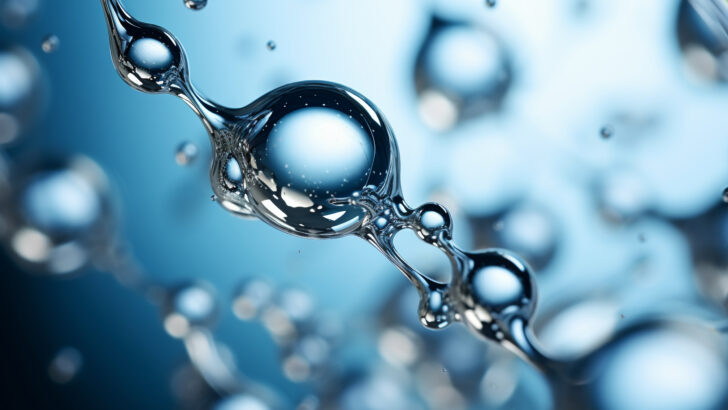 ai generated water drops picture
