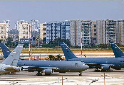 aviões eua em Israel