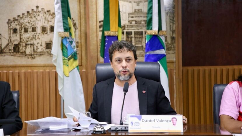 Vereador de Natal Daniel Valença (PT). Foto: Lorena Veríssimo/ Câmara de Natal