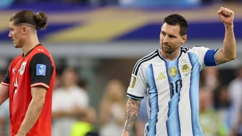 Messi faz história, Argentina vence Áustria e se classifica para o mata-mata