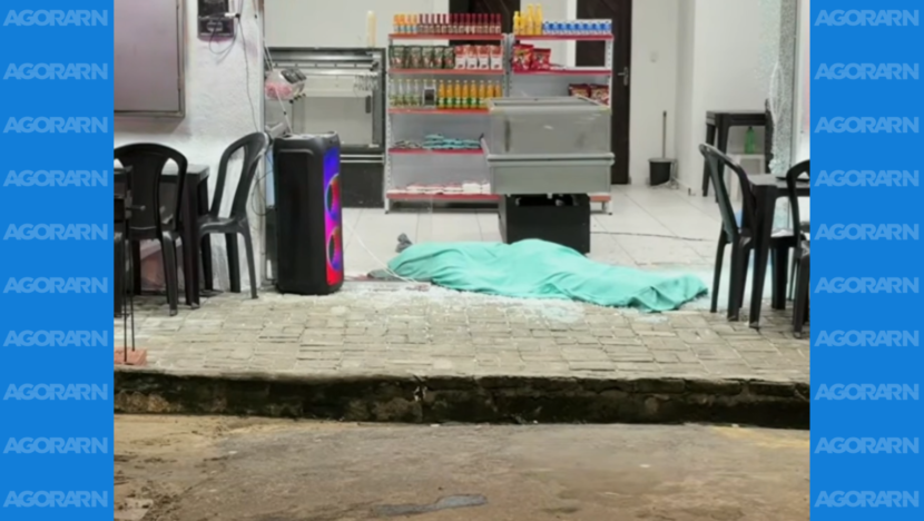 Comerciante é executado a tiros em frente à própria conveniência na vila de ponta negra | notícias do rio grande do norte COMERCIANTE VILA PONTA NEGRA