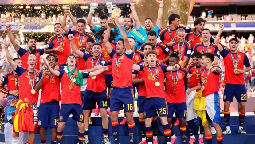 Imigração marca 2º título da espanha | notícias do rio grande do norte Espanha campeã Copia