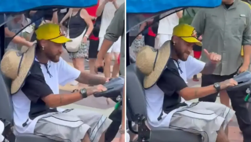 Neymar passeia de motinha em parque da universal e provoca tumulto entre fãs nos eua | notícias do rio grande do norte Neymar