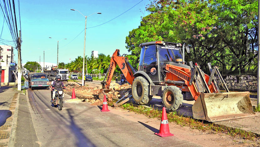 Prefeitura do natal amplia obras de infraestrutura em todas as regiões | notícias do rio grande do norte OBRAS DA AV. JERÔNIMO CÂMARA Foto.Magnus Nascimento (52)
