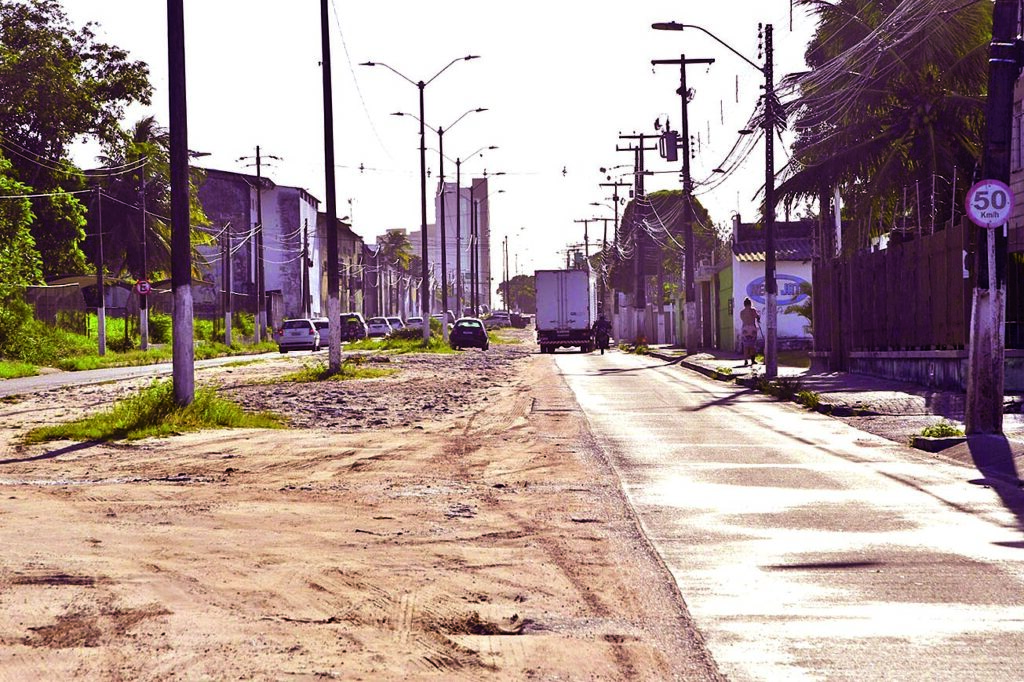 Obras na av Jerônimo Câmara 2 foto Magnus Nascimento