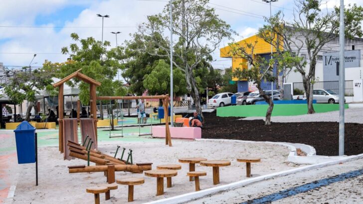 Praça Vereador Souza Silva foto Roberto Galhardo