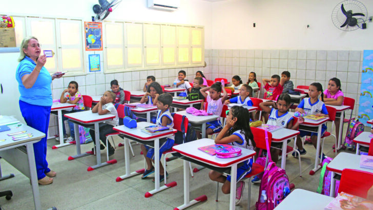 Professores em sala de aula foto Manoel Barbosa
