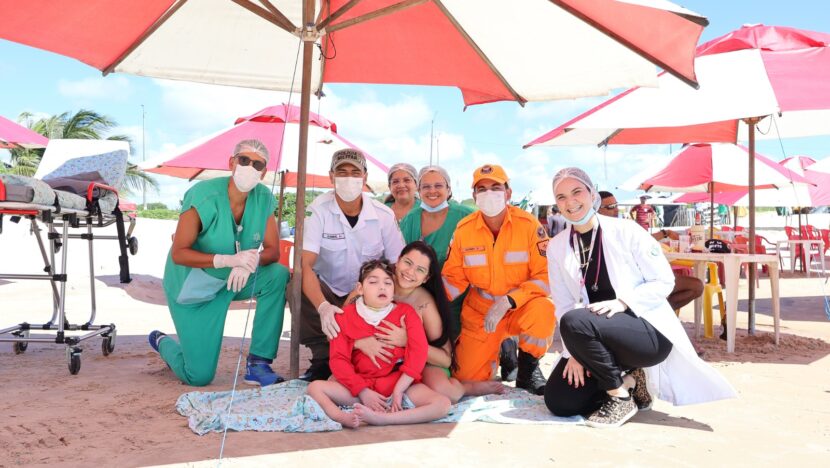 Miguel Artur, natural de Carnaúba dos Dantas, no Seridó potiguar, tem paralisia cerebral e microcefalia. Foto: CBMRN