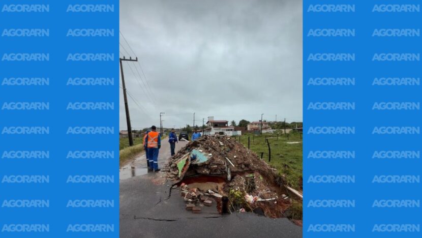 Cratera interdita rodovia entre ceará-mirim e extremoz após fortes chuvas | notícias do rio grande do norte capa portal (3)