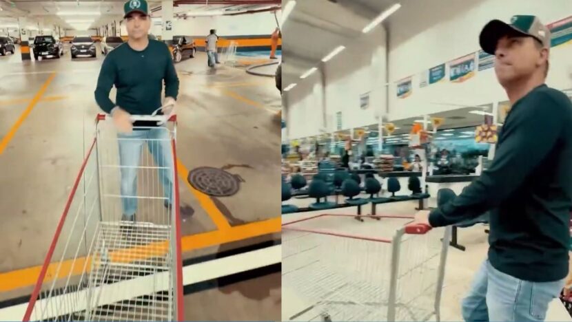 Flávio bolsonaro grava vídeo em supermercado e afirma que "o poder de compra acabou" | notícias do rio grande do norte flavio mercado