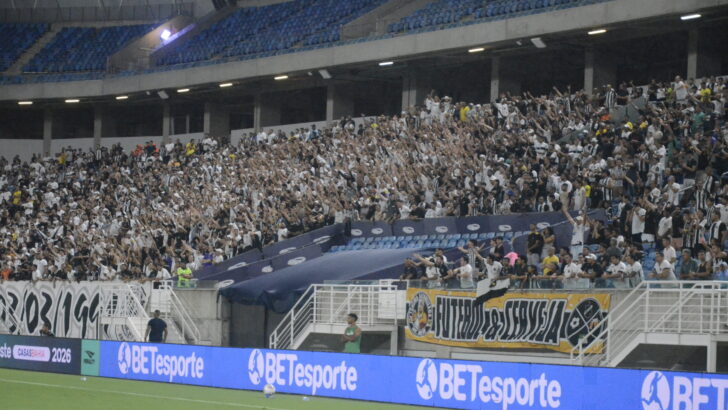 Torcida do ABC em jogo no Arena das Dunas