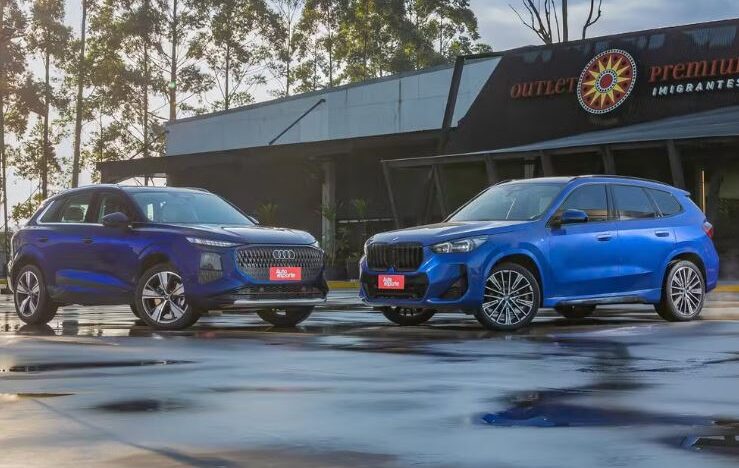 Audi Q3 supera BMW X1 em desempenho e tecnologia, enquanto o modelo da BMW mantém vantagem em conforto e custos de uso