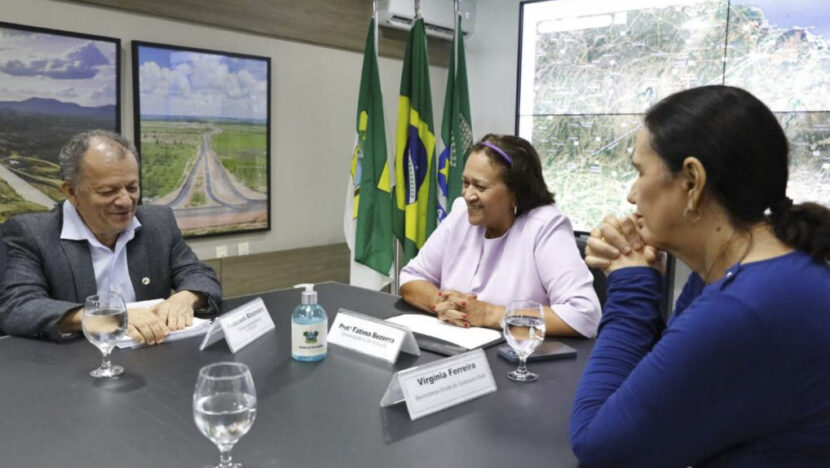 Fátima em reunião com a Sudene - Foto: RAIANE MIRANDA / ASSECOM