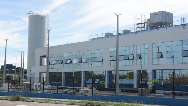 Fachada do Hospital Municipal de Natal, em Cidade Satélite