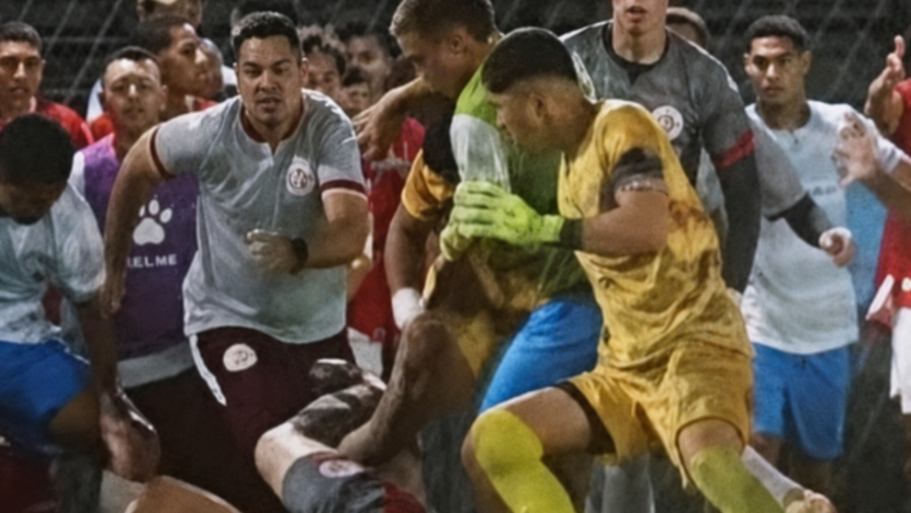 Confusão durante partida do Campeonato Potiguar Sub-20