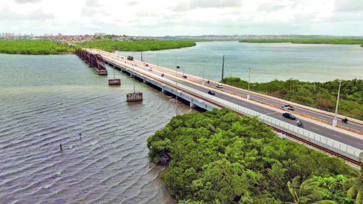 Ponte de Igapó sobre o Rio Potengi