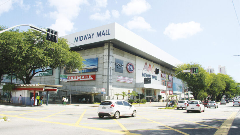 Fachada do Midway Mall, em Natal