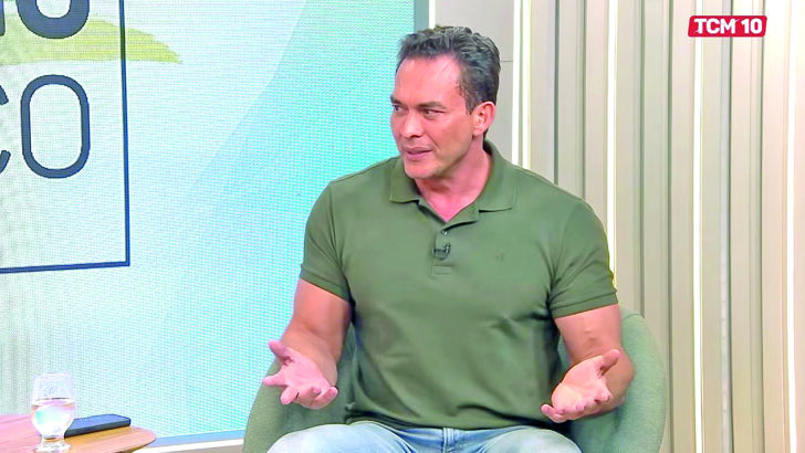 Senador Styvenson Valentim durante entrevista à TCM Mossoró