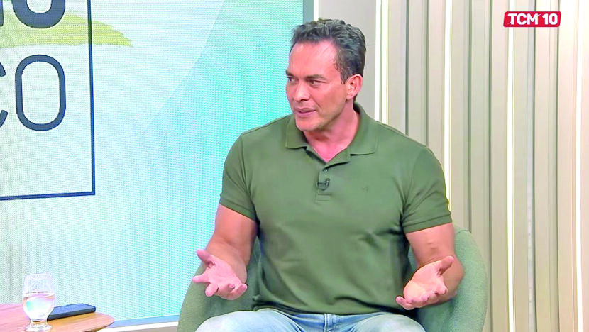 Senador Styvenson Valentim durante entrevista à TCM Mossoró