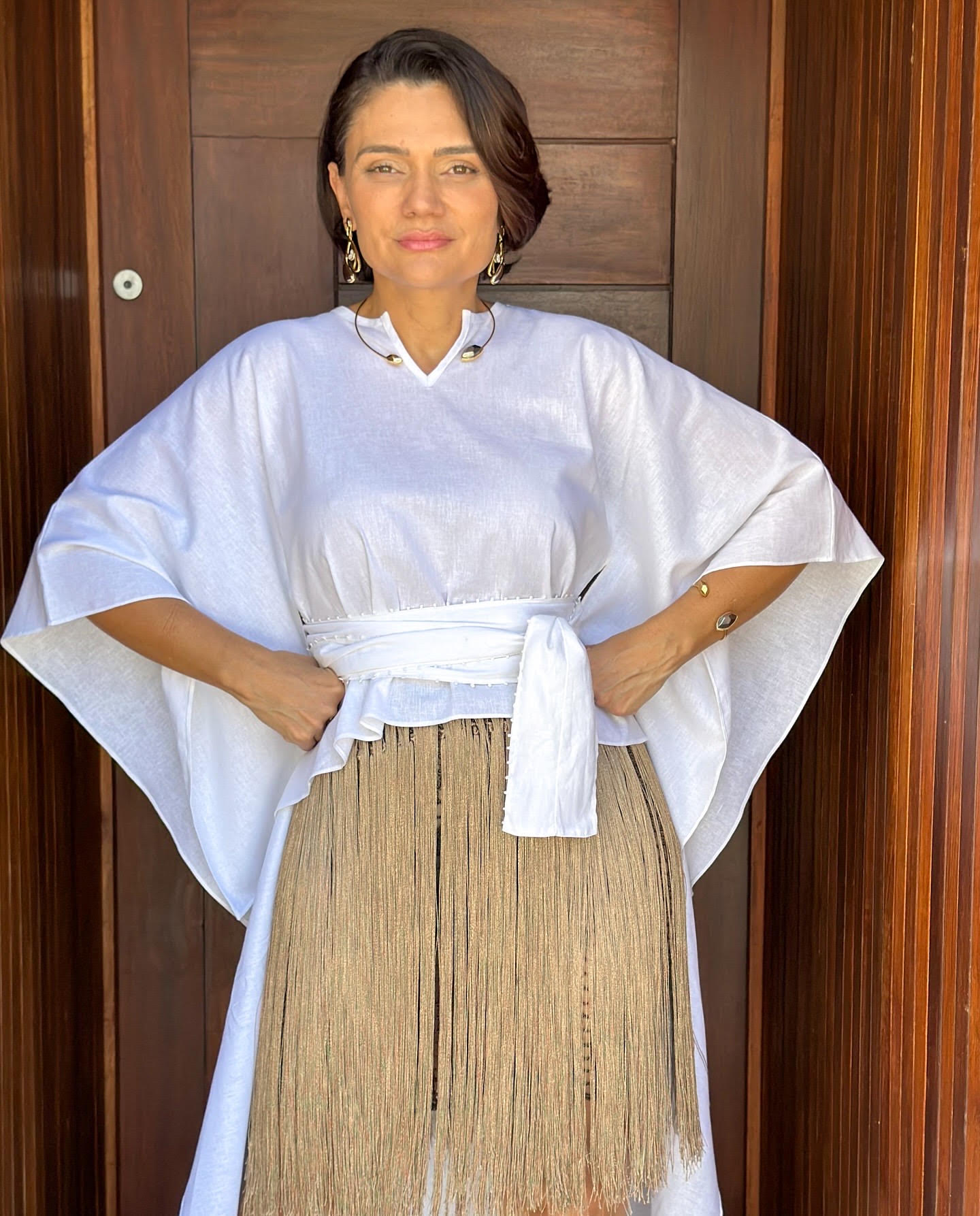 Alessandra Elin em registro de aniversário