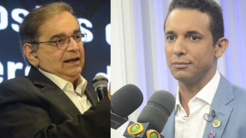 Montagem com Álvaro Dias e Allyson Bezerra
