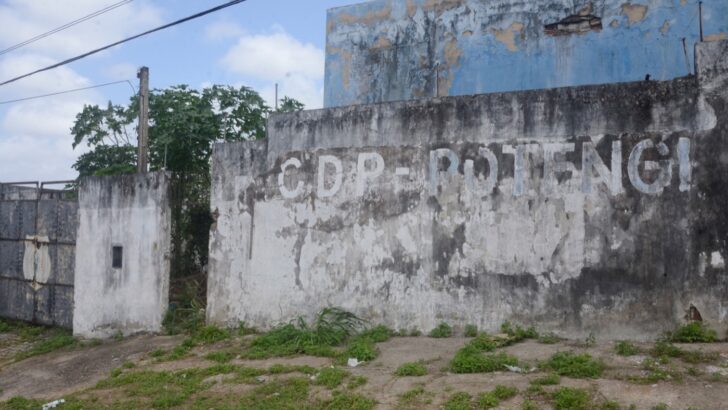 Fachada do antigo Centro de Detenção Provisória Potengi, na Zona Norte de Natal