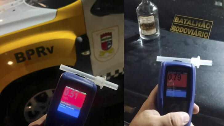 Bafômetro utilizado na Operação Zero Álcool