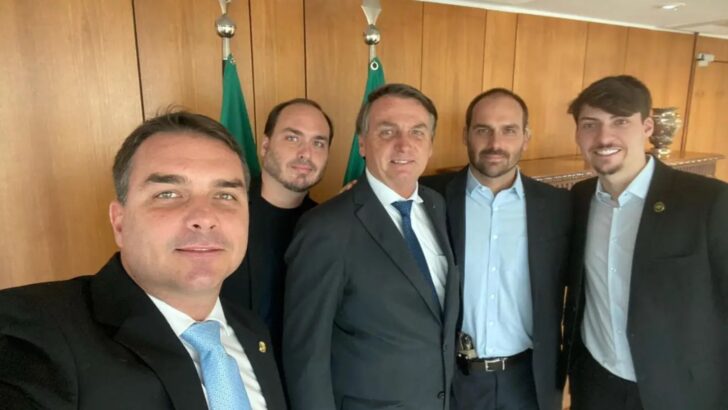 bolsonaro filhos Foto: Reprodução/Instagram