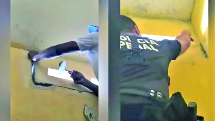 Buraco encontrado em cela do Complexo de Alcaçuz