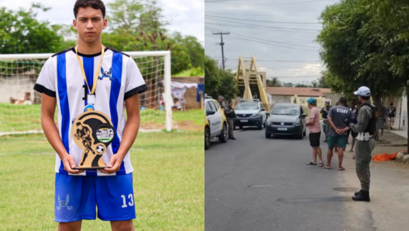 Imagem mostra Guilherme Sheldon, jovem que morreu em Pau do Ferros e local do acidente