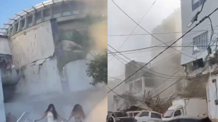 Imagens mostram prédios destruídos na Colômbia após terremoto